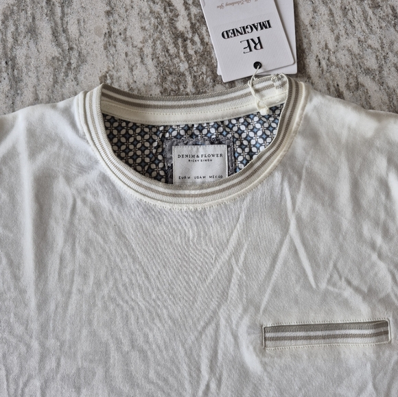 Denim & Flower Other - Denim & Flower Men's Ringer T-Shirt Size Medium NEW